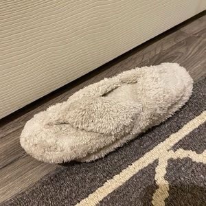 Fuzzy Slipper Flip Flops